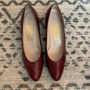 Salvatore Ferragamo Vintage Kitten Heals